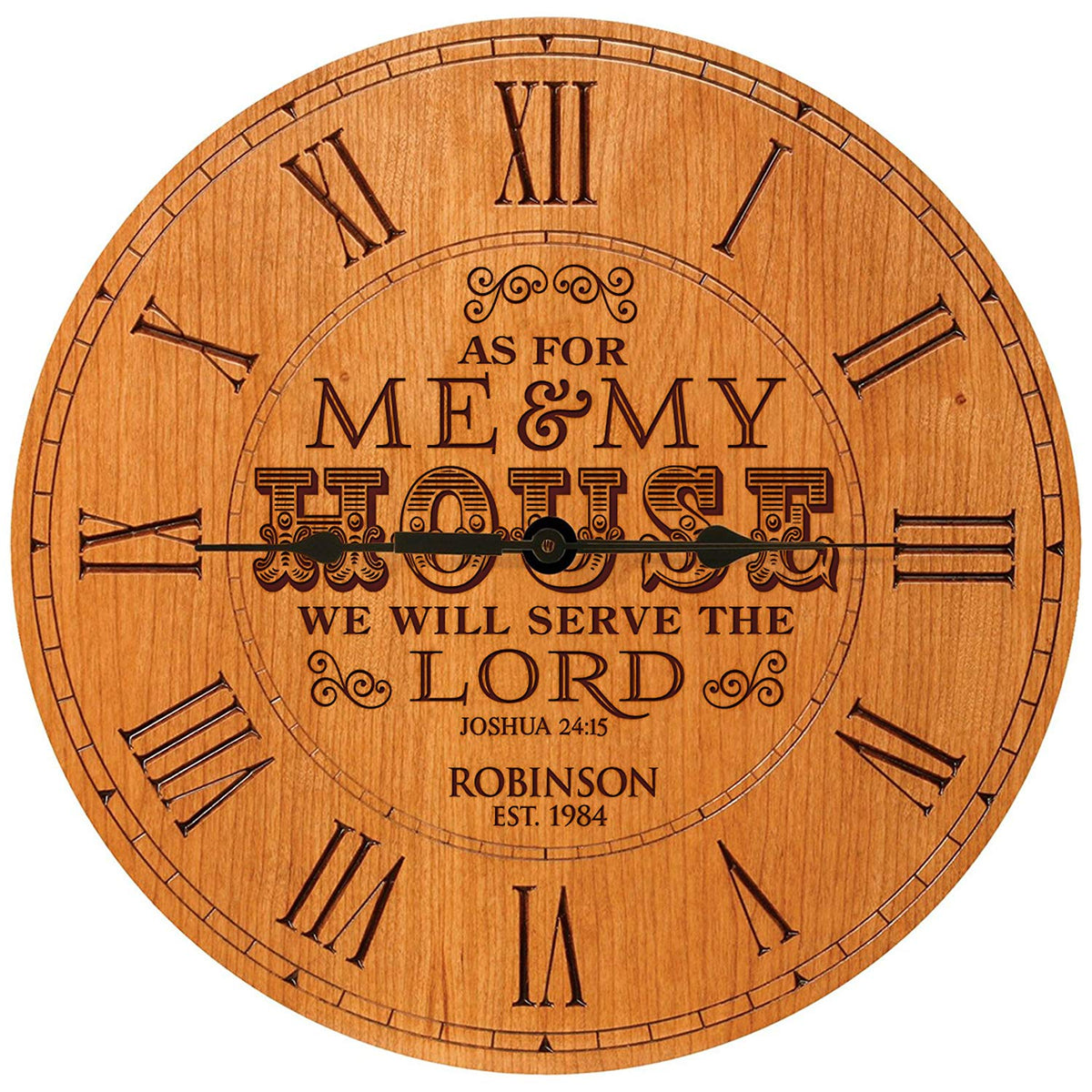 Personalized Family Wall Cross - As For Me & My House - LifeSong Milestones