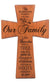 Personalized Family Wall Cross Gift - Our Family - LifeSong Milestones