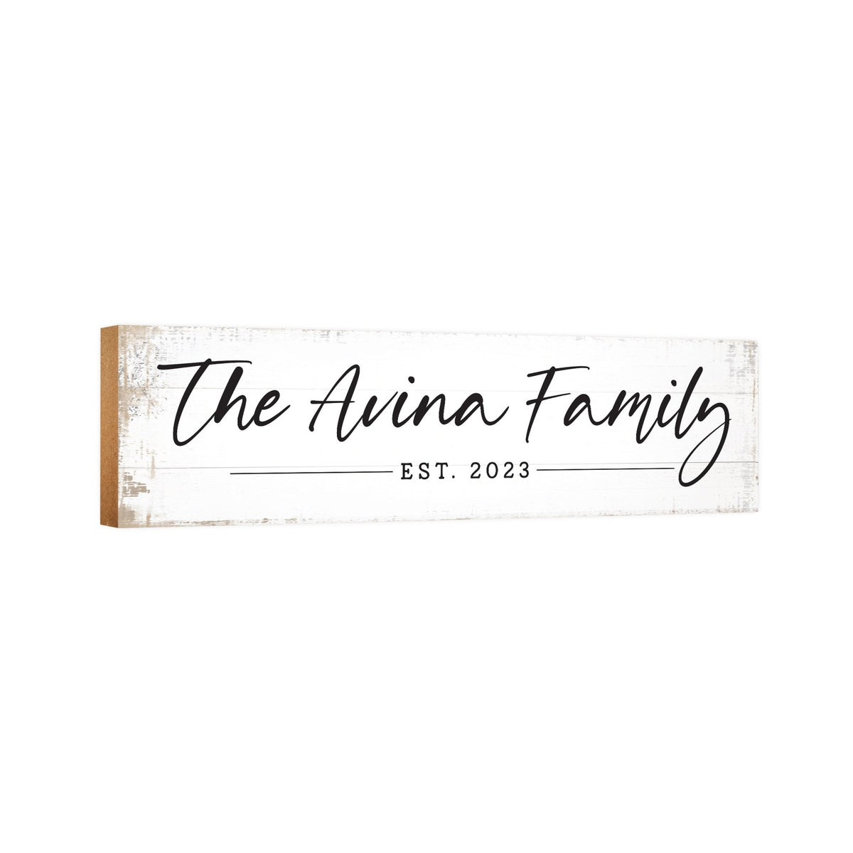 Personalized Family Wall Hanging Plaque for Home Décor Ideas - The Avina Family - LifeSong Milestones