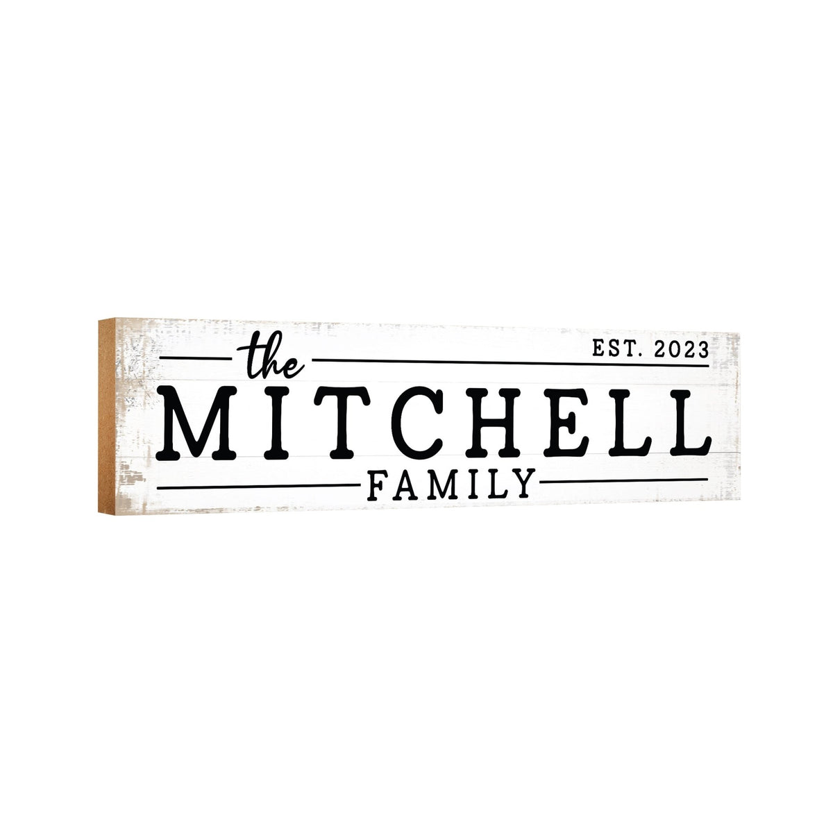 Personalized Family Wall Hanging Plaque for Home Décor Ideas - The Mitchell Family - LifeSong Milestones