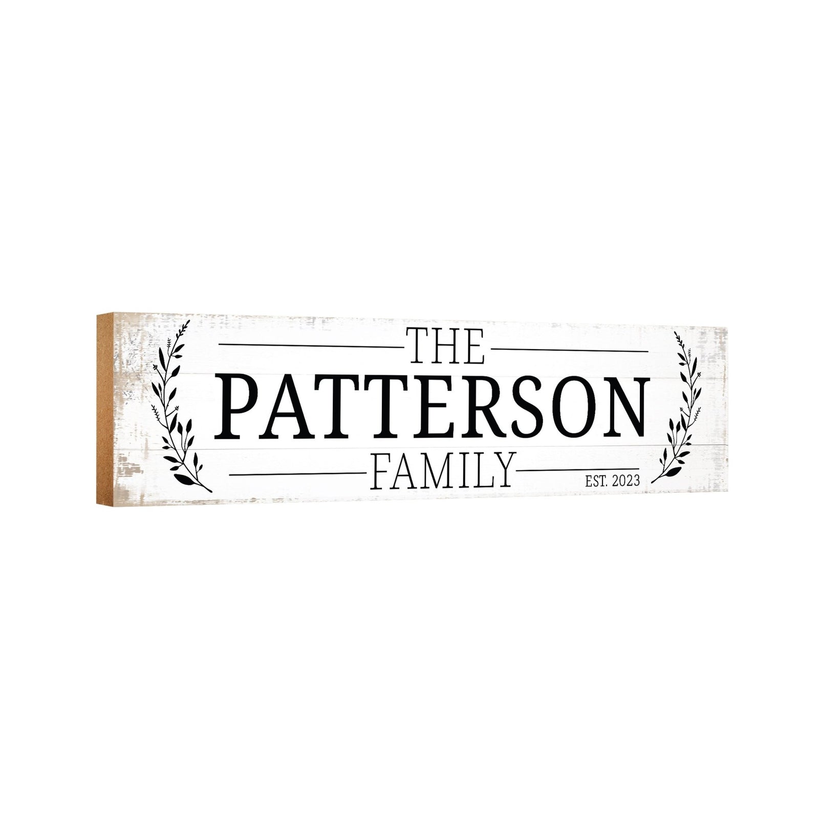 Personalized Family Wall Hanging Plaque for Home Décor Ideas - The Patterson Family - LifeSong Milestones