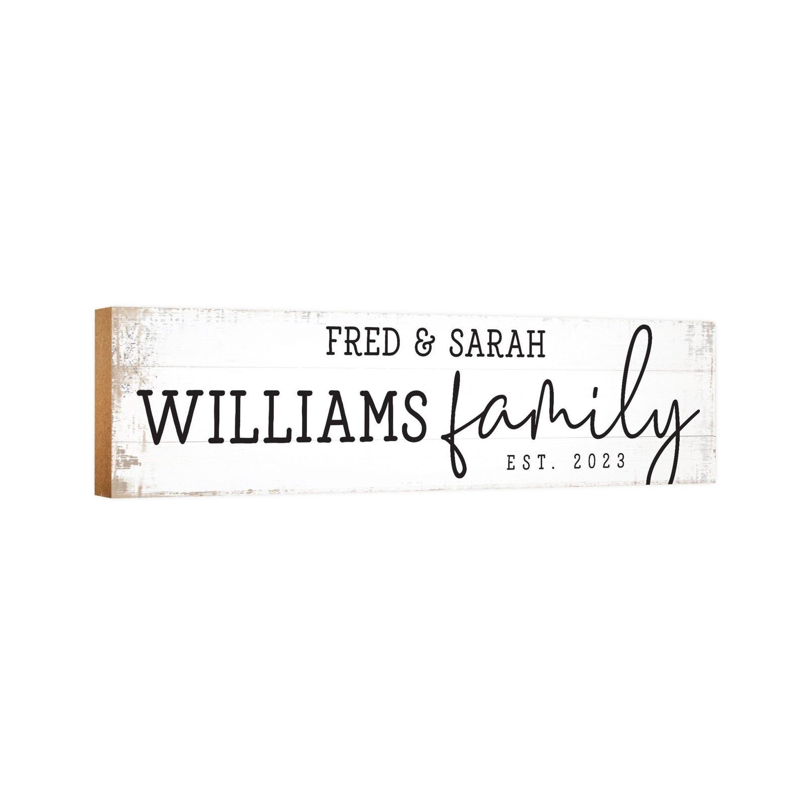 Personalized Family Wall Hanging Plaque for Home Décor Ideas - Williams Family - LifeSong Milestones