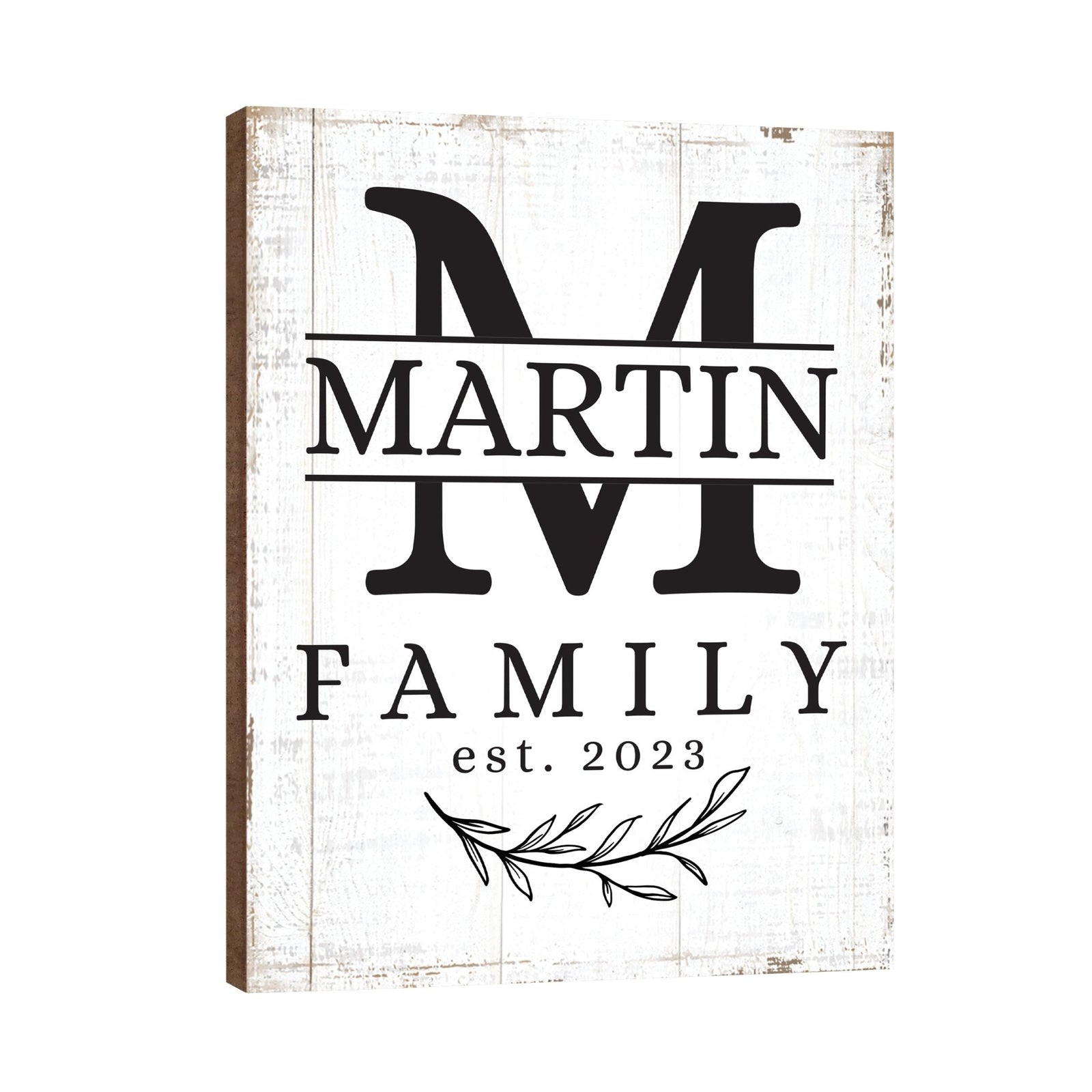 Personalized Family Wall Hanging Plaque for Home Décor - Martin Family - LifeSong Milestones
