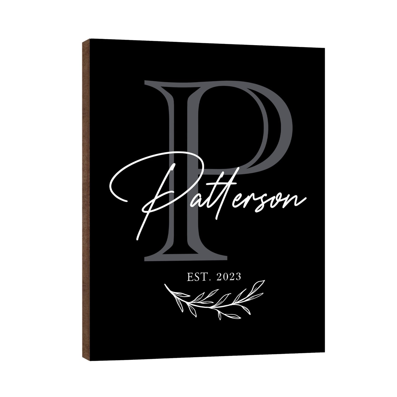 Personalized Family Wall Hanging Plaque for Home Décor - Patterson - LifeSong Milestones