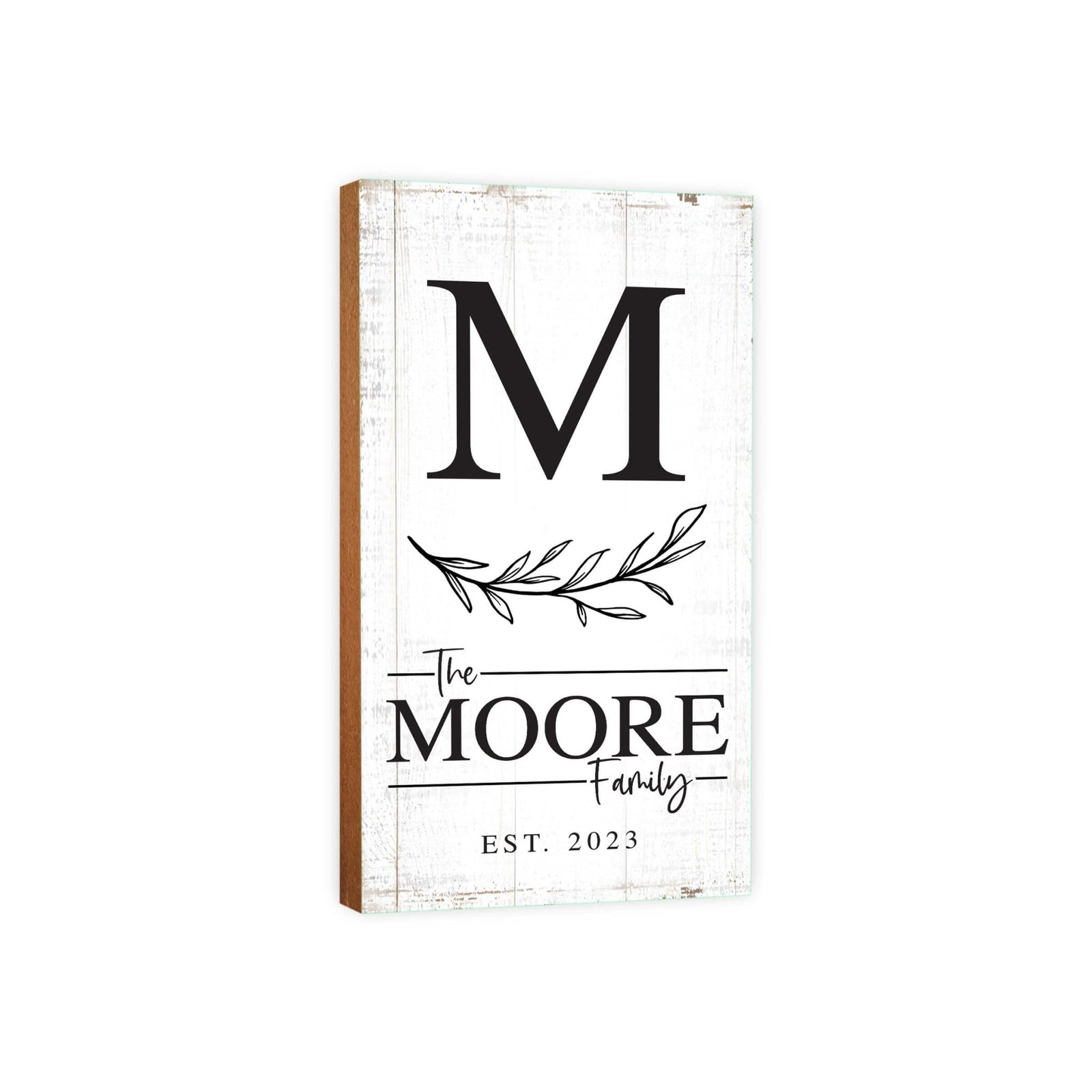 Personalized Family Wall Plaque for Custom Home Décor - Moore Family - LifeSong Milestones