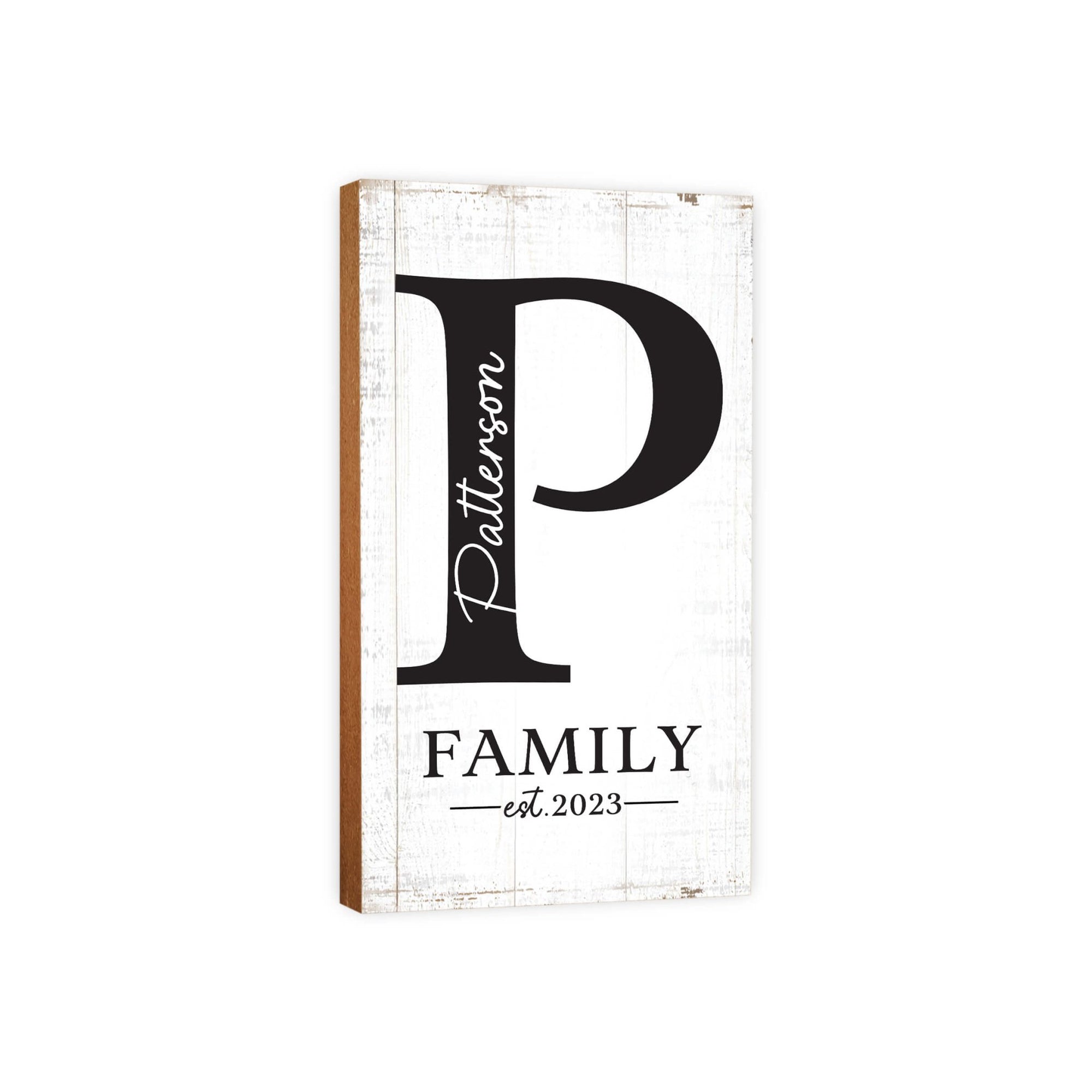 Personalized Family Wall Plaque for Custom Home Décor - Patterson Family - LifeSong Milestones