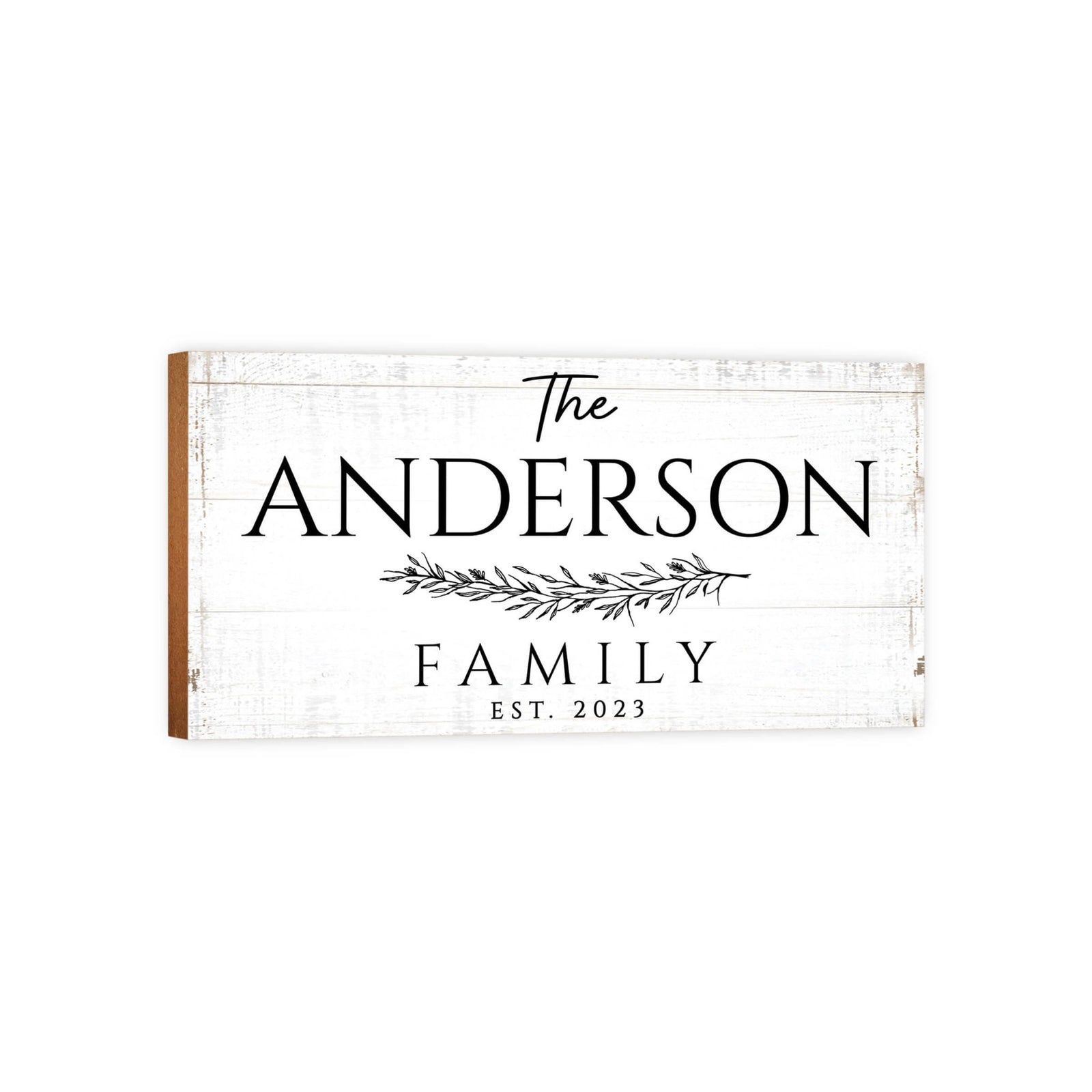 Personalized Family Wall Plaque for Custom Home Décor - The Anderson Family - LifeSong Milestones
