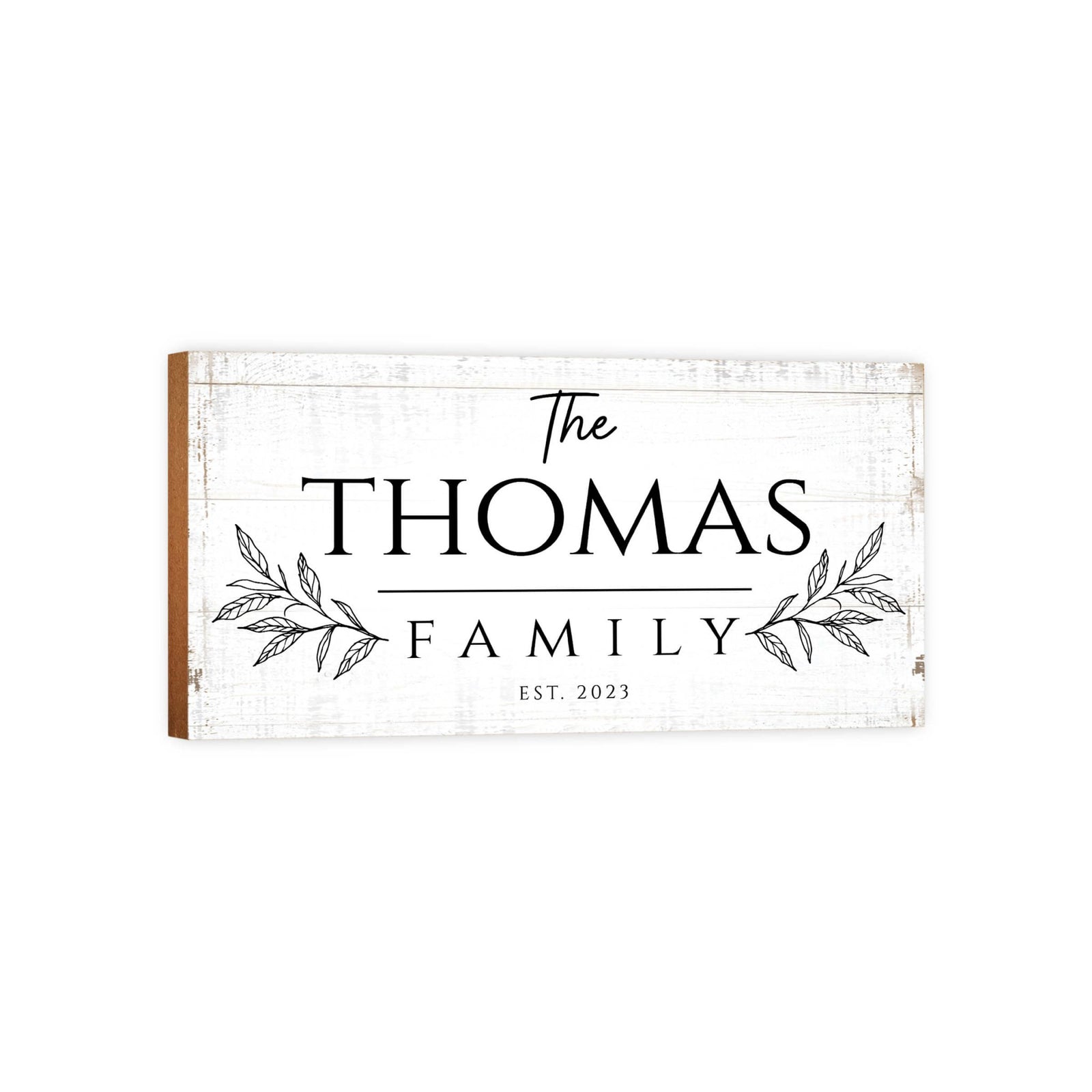 Personalized Family Wall Plaque for Custom Home Décor - The Thomas Family - LifeSong Milestones