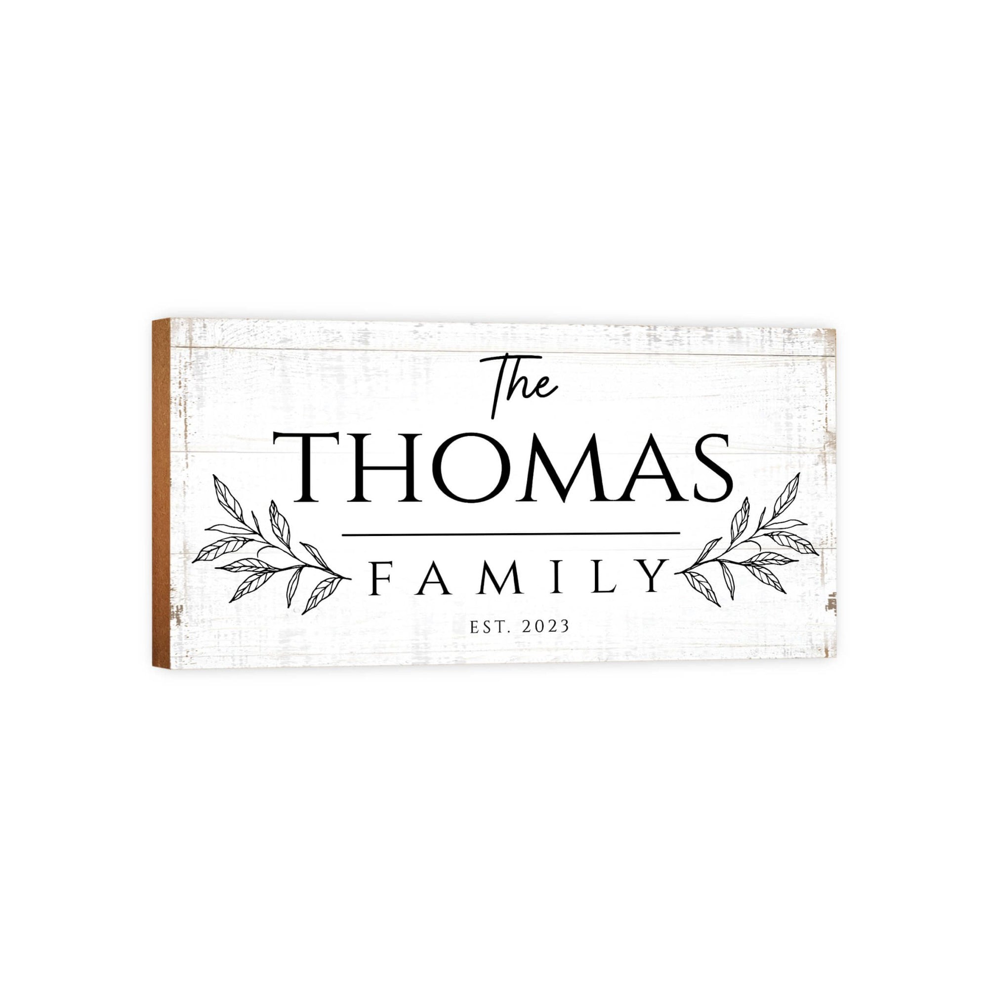 Personalized Family Wall Plaque for Custom Home Décor - The Thomas Family - LifeSong Milestones