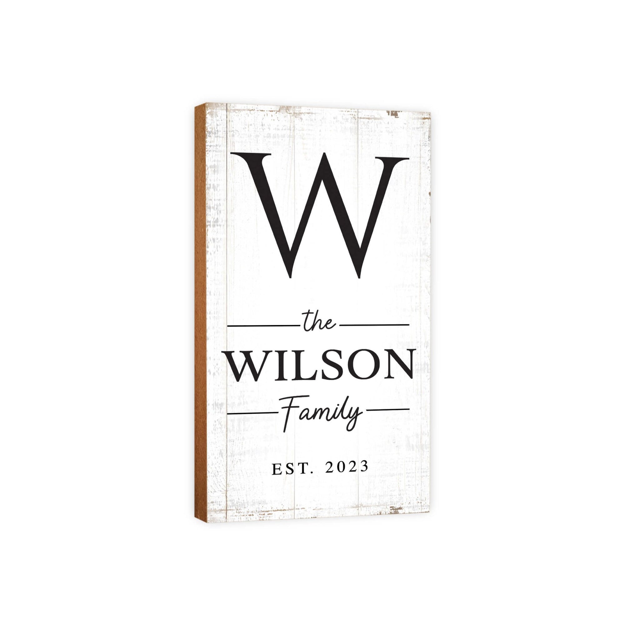 Personalized Family Wall Plaque for Custom Home Décor - The Wilson Family - LifeSong Milestones