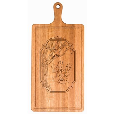 Personalized Family Wedding Cutting Board Gift - Happily Ever After - LifeSong Milestones