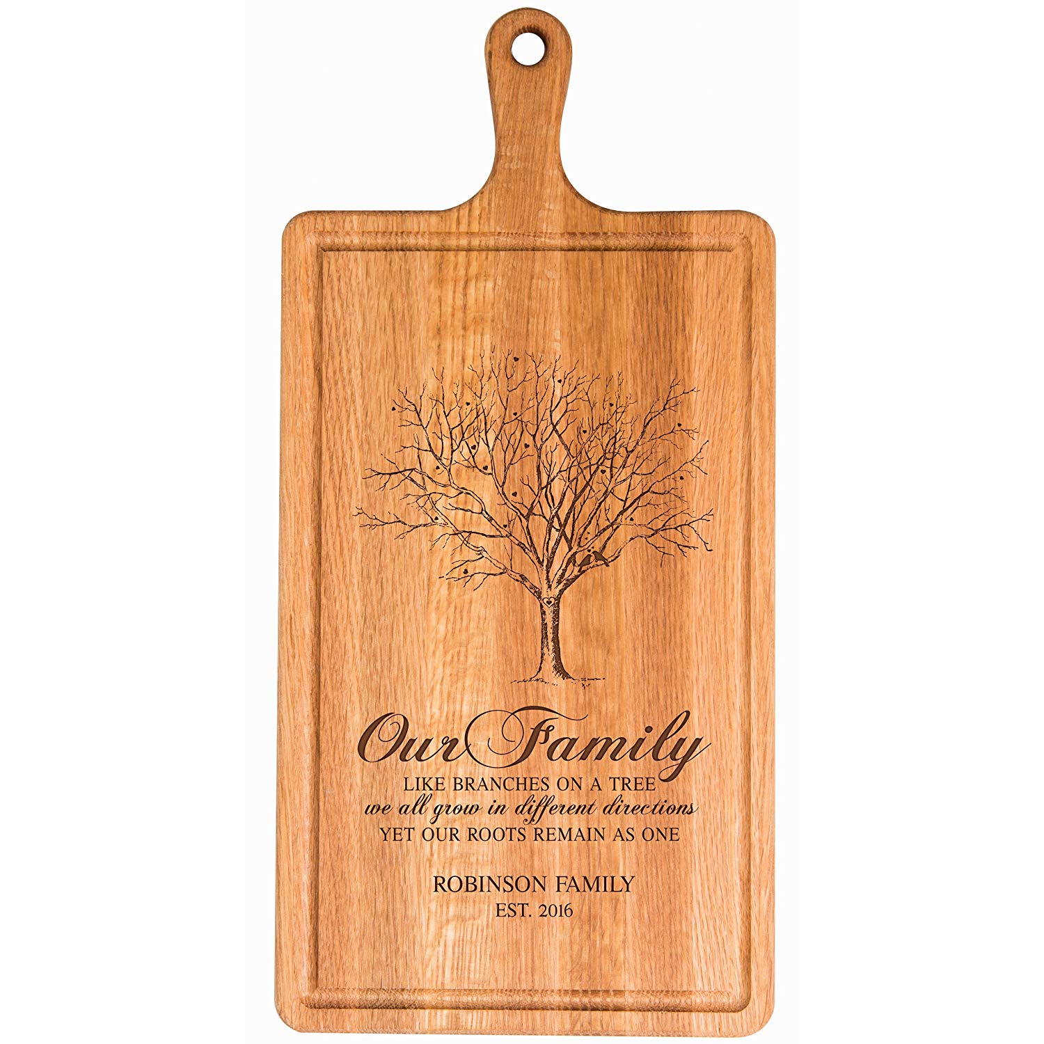 Engraved Cutting Board or Chopping Block, Personalized Wedding Gift Idea,  Engagement or Housewarming Gift, Mother's Day Gift 