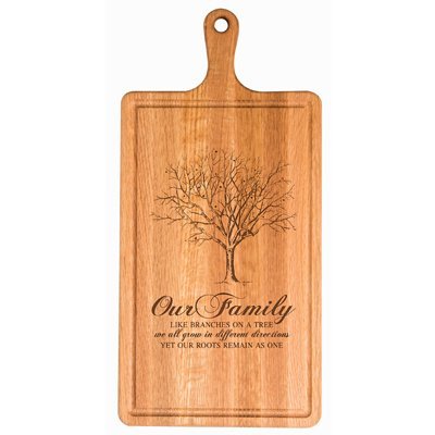 Personalized Family Wedding Cutting Board Gift - Our Family - LifeSong Milestones