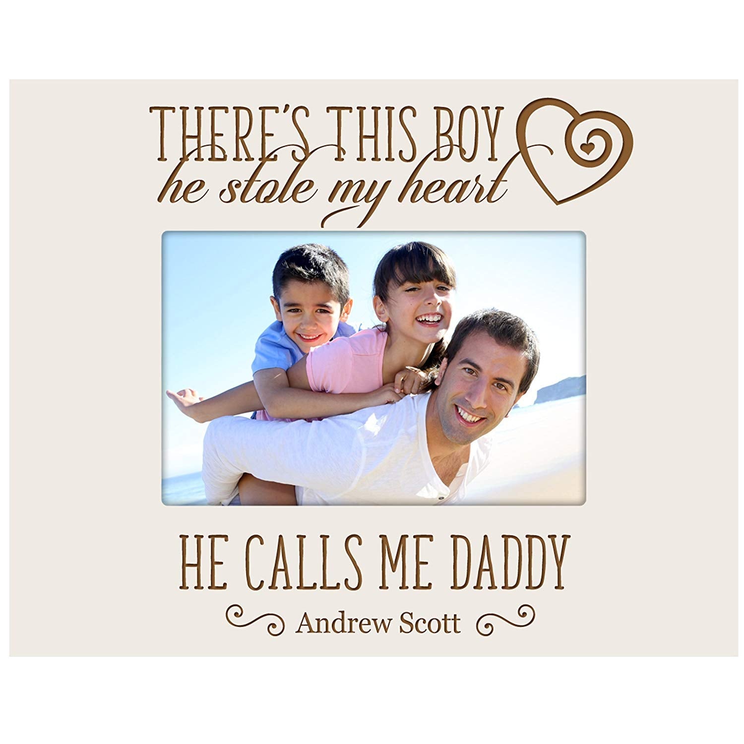 Personalized Father's Day Photo Frame Gift - He Calls Me Daddy - LifeSong Milestones