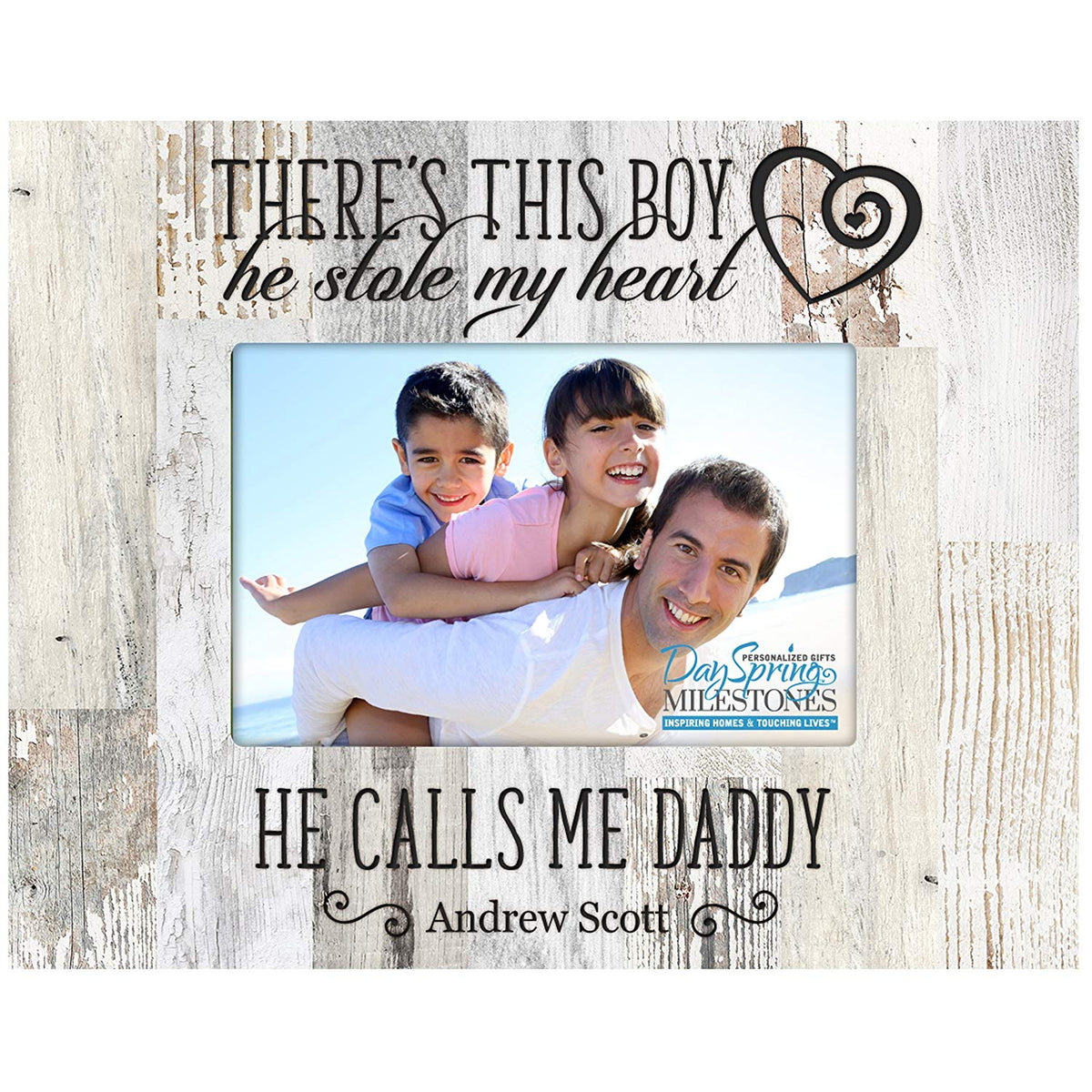 Personalized Father's Day Photo Frame Gift - He Calls Me Daddy - LifeSong Milestones