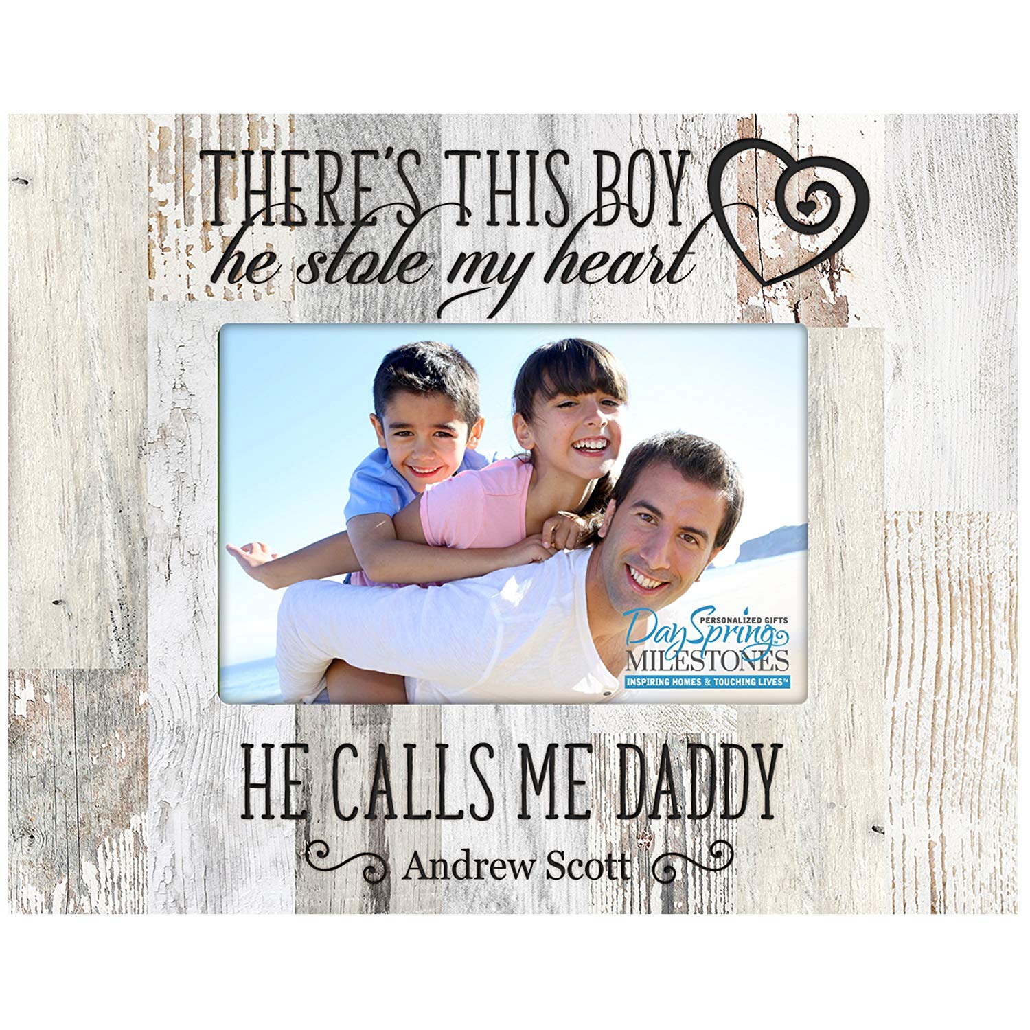 Personalized Father's Day Photo Frame Gift - He Calls Me Daddy - LifeSong Milestones