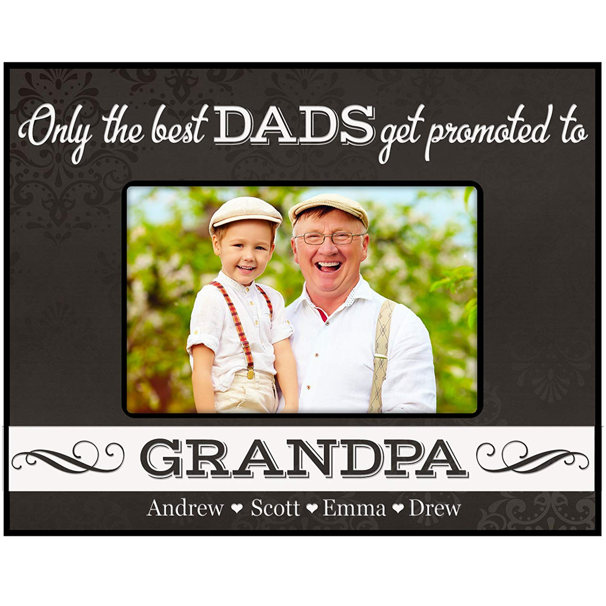 Personalized Father's Day Photo Frame Gift - Only The Best Dads - LifeSong Milestones