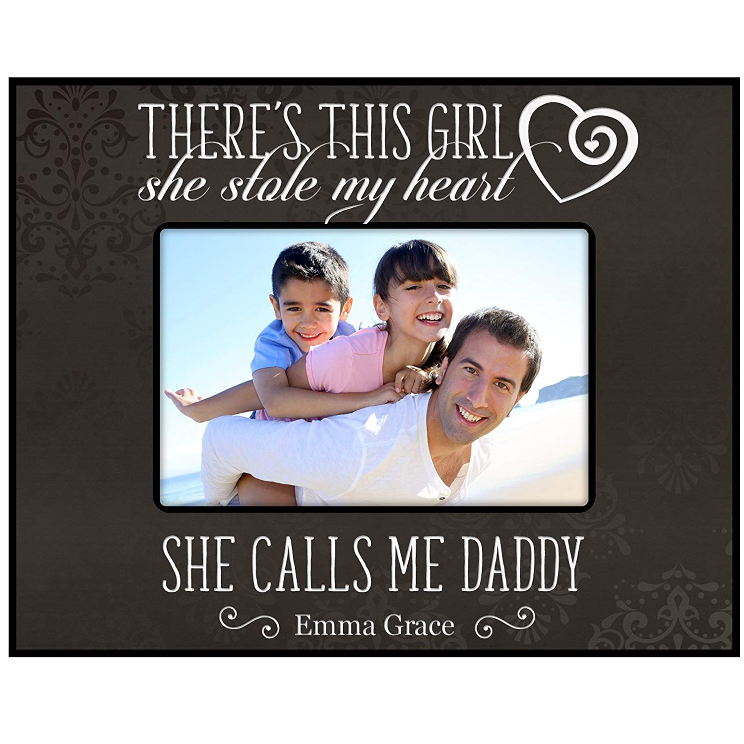 Personalized Father's Day Photo Frame Gift - She Calls Me Daddy - LifeSong Milestones
