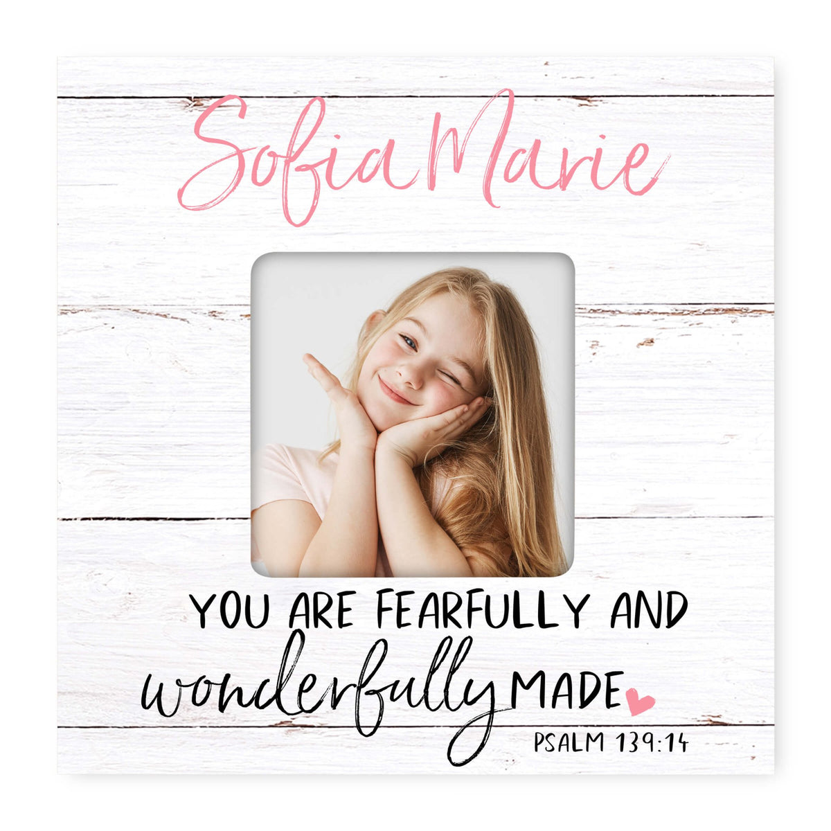 Personalized Fearfully and Wonderfully Made Picture Frame - LifeSong Milestones