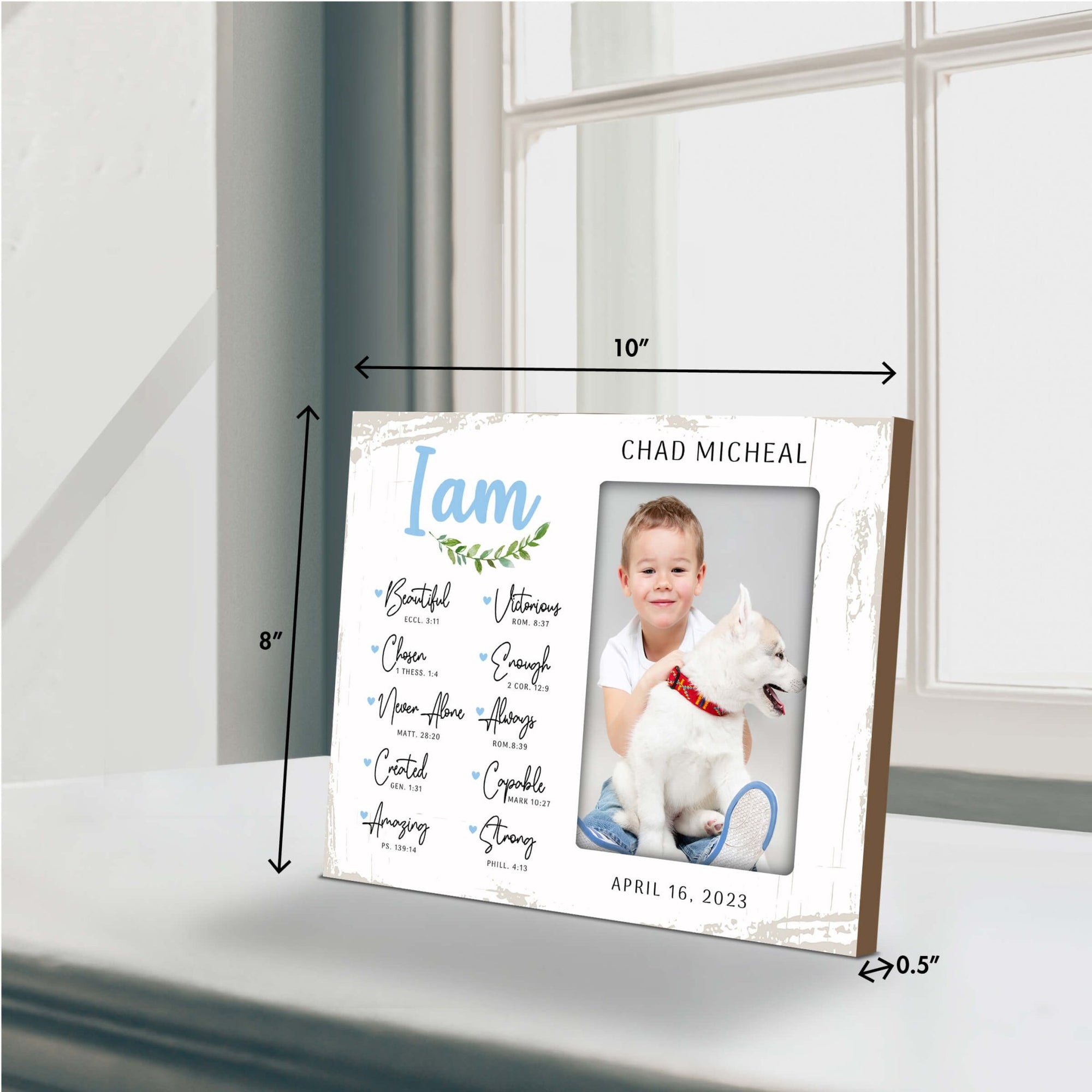 Personalized Fearfully & Wonderfully Made Picture Frame - LifeSong Milestones