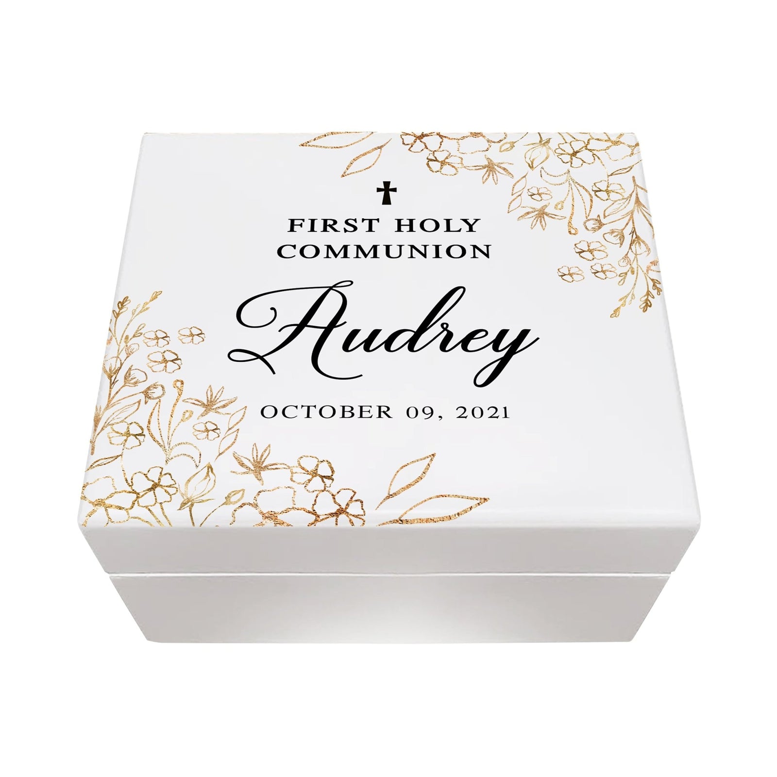 Personalized First Communion Jewelry Box - First Holy Communion - LifeSong Milestones
