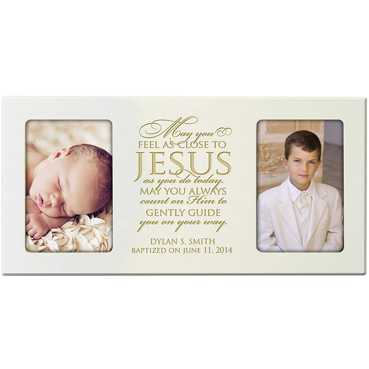 Personalized First Communion Photo Frame Gift &quot;May You&quot; - LifeSong Milestones