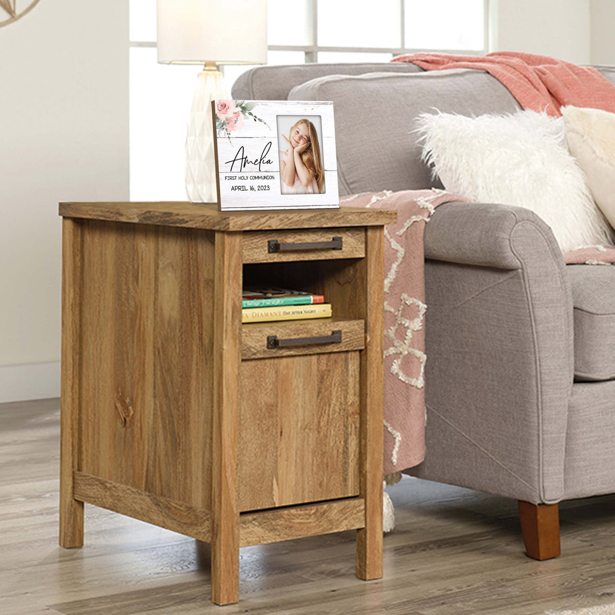 Personalized First Holy Communion Wooden Picture Frame - LifeSong Milestones