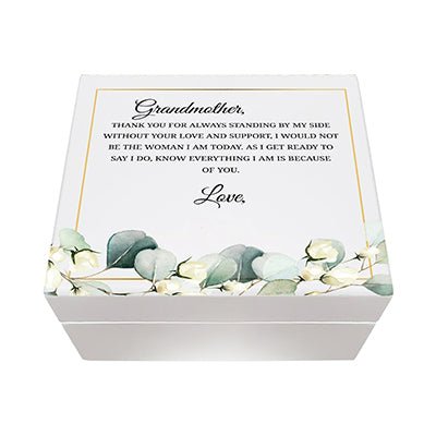 Personalized Gift For Grandmother’s White Keepsake Box - LifeSong Milestones