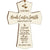 Personalized Godchild Baptism Cross for Boys Girls Strong & Courageous - LifeSong Milestones
