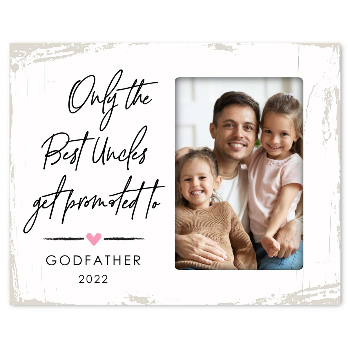 Personalized Godfather Wooden Picture Frame - LifeSong Milestones