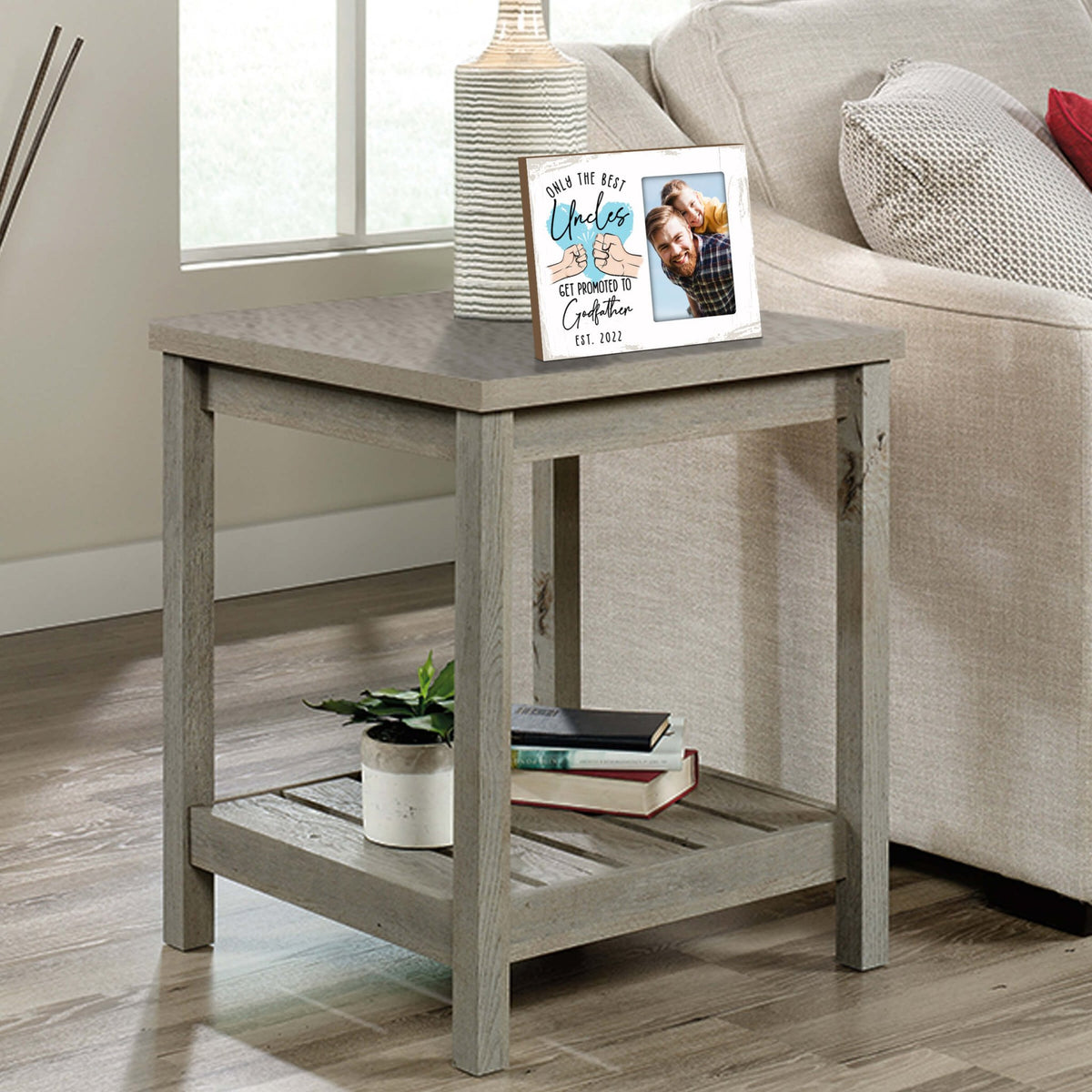 Personalized Godfather Wooden Picture Frame - LifeSong Milestones