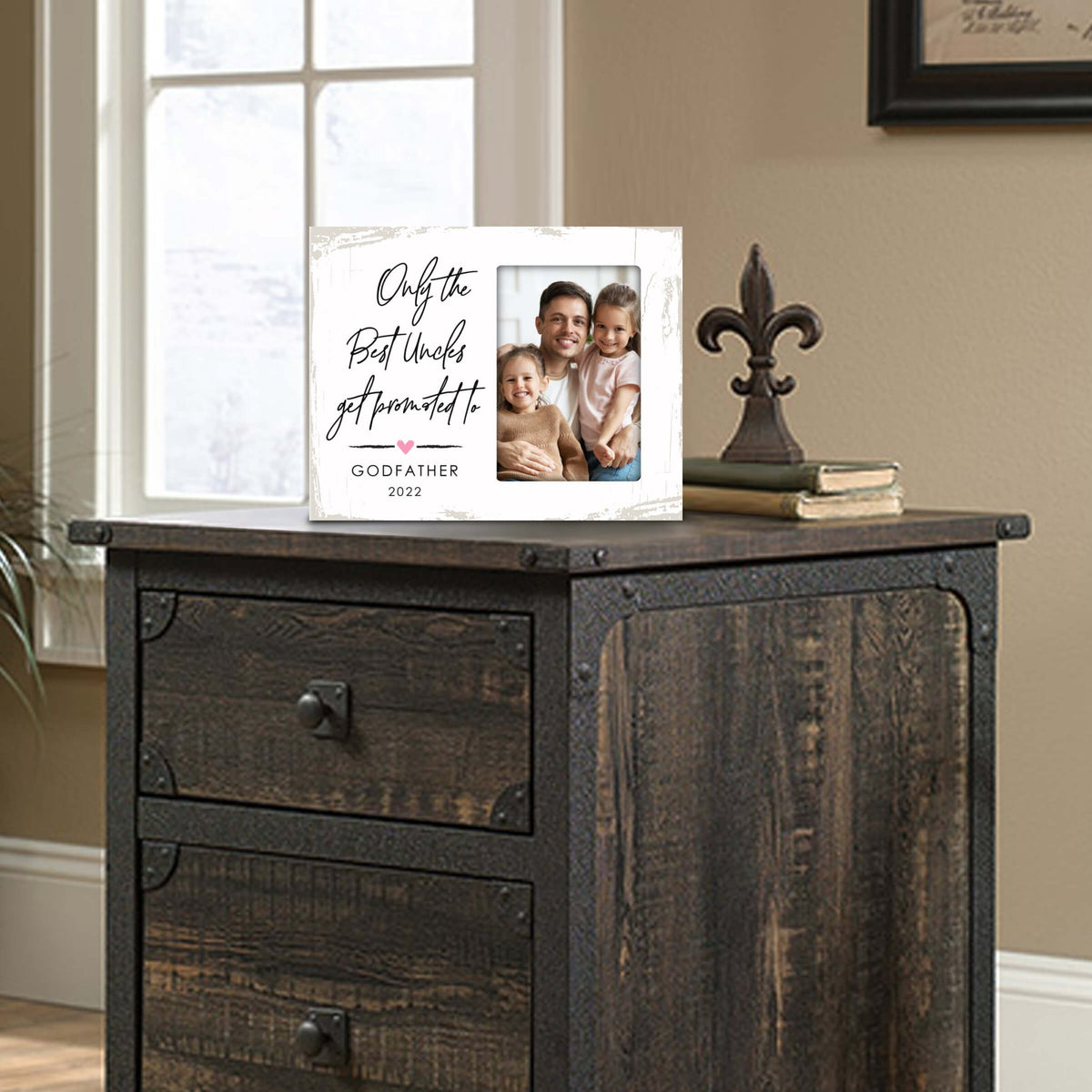 Personalized Godfather Wooden Picture Frame - LifeSong Milestones