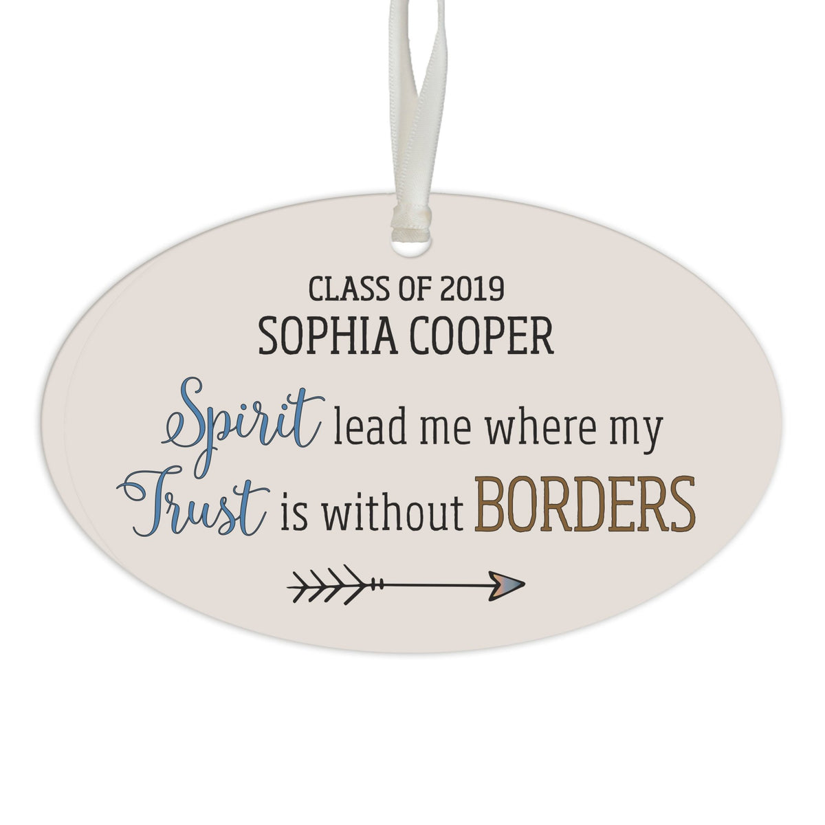 Personalized Graduation Ornament Gift for Graduate - Spirit Lead - LifeSong Milestones