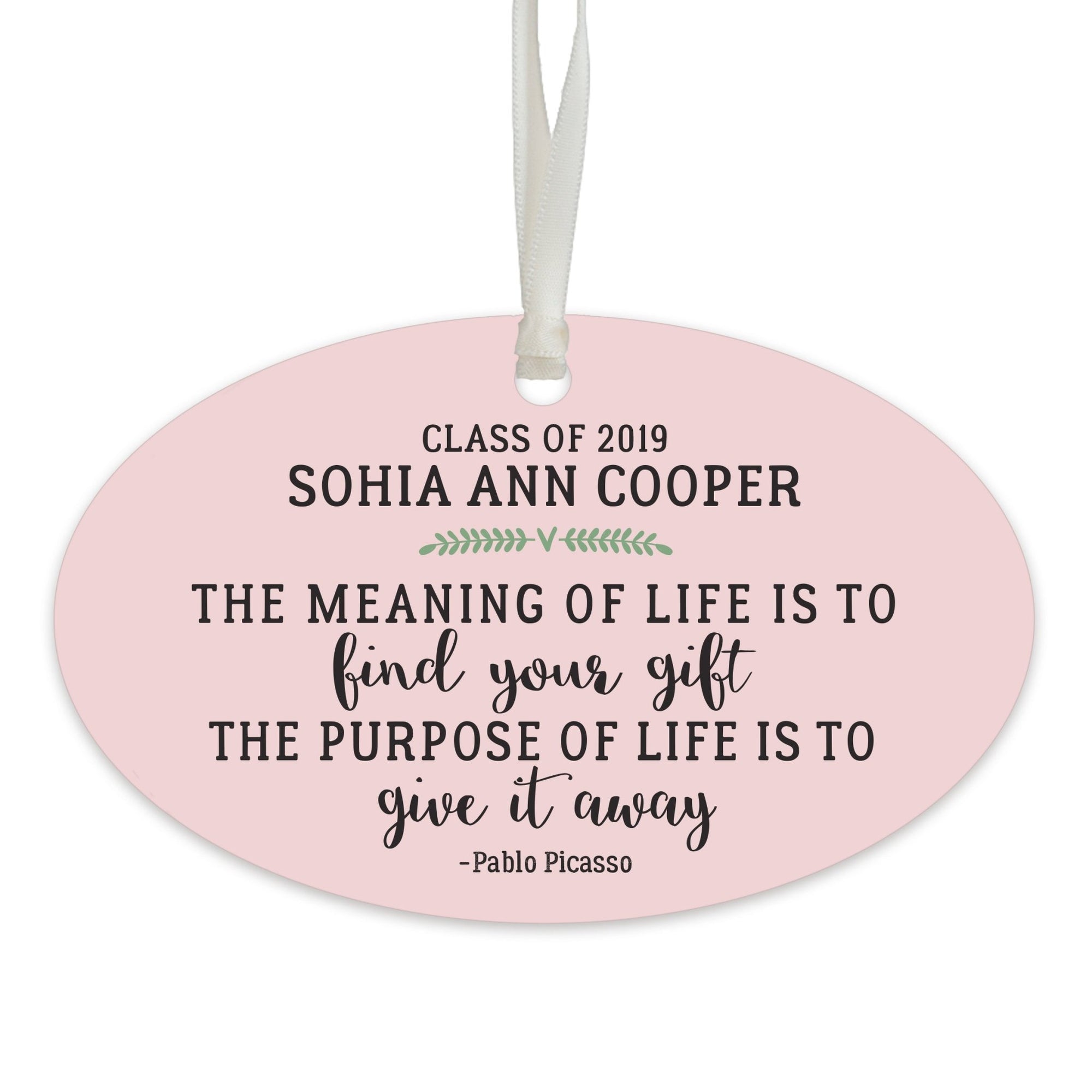 Personalized Graduation Ornament Gift for Graduate - The Meaning - LifeSong Milestones