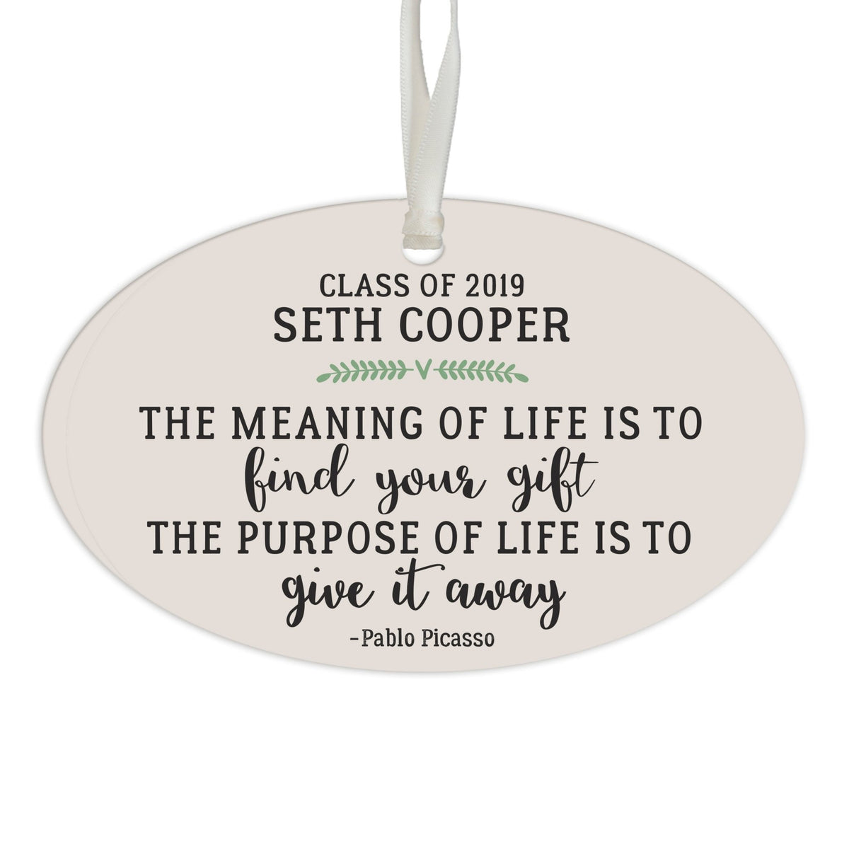 Personalized Graduation Ornament Gift for Graduate - The Meaning - LifeSong Milestones