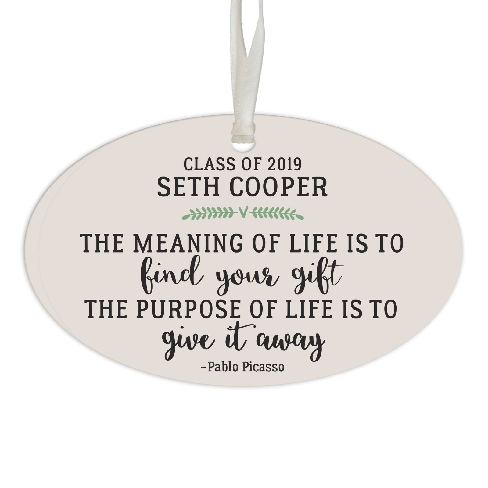 Personalized Graduation Ornament Gift for Graduate - The Meaning - LifeSong Milestones