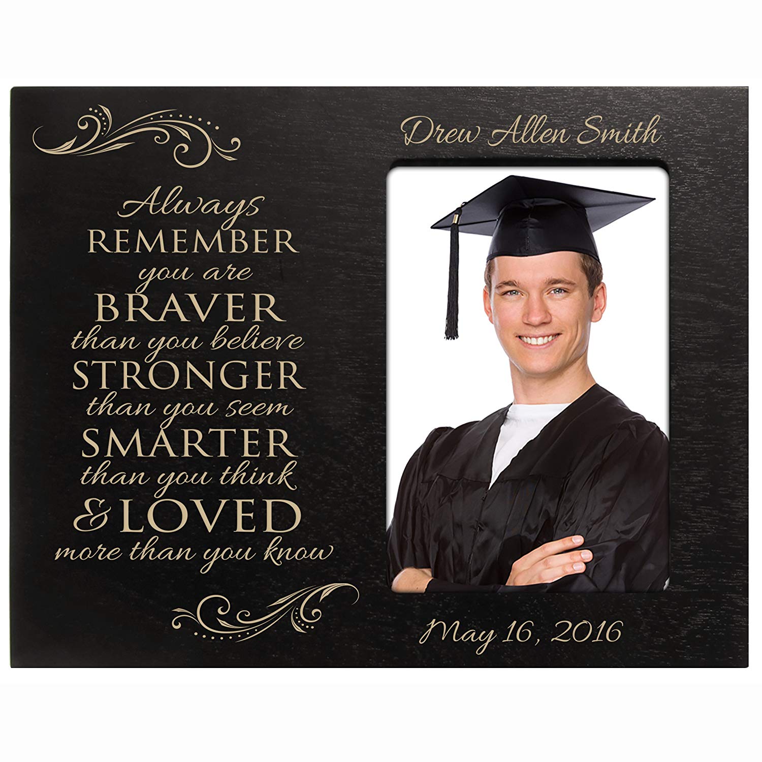 Personalized Graduation Photo Frame - Always Remember - LifeSong Milestones