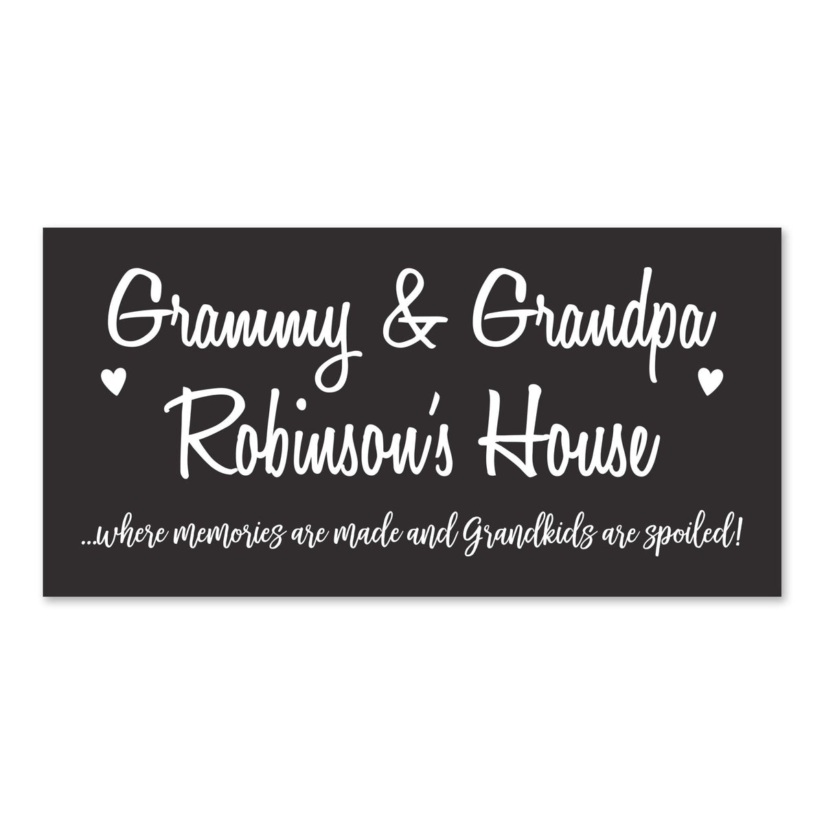 Personalized Grandparents Plaque Memories Name - Grammy &amp; Grandpa - LifeSong Milestones