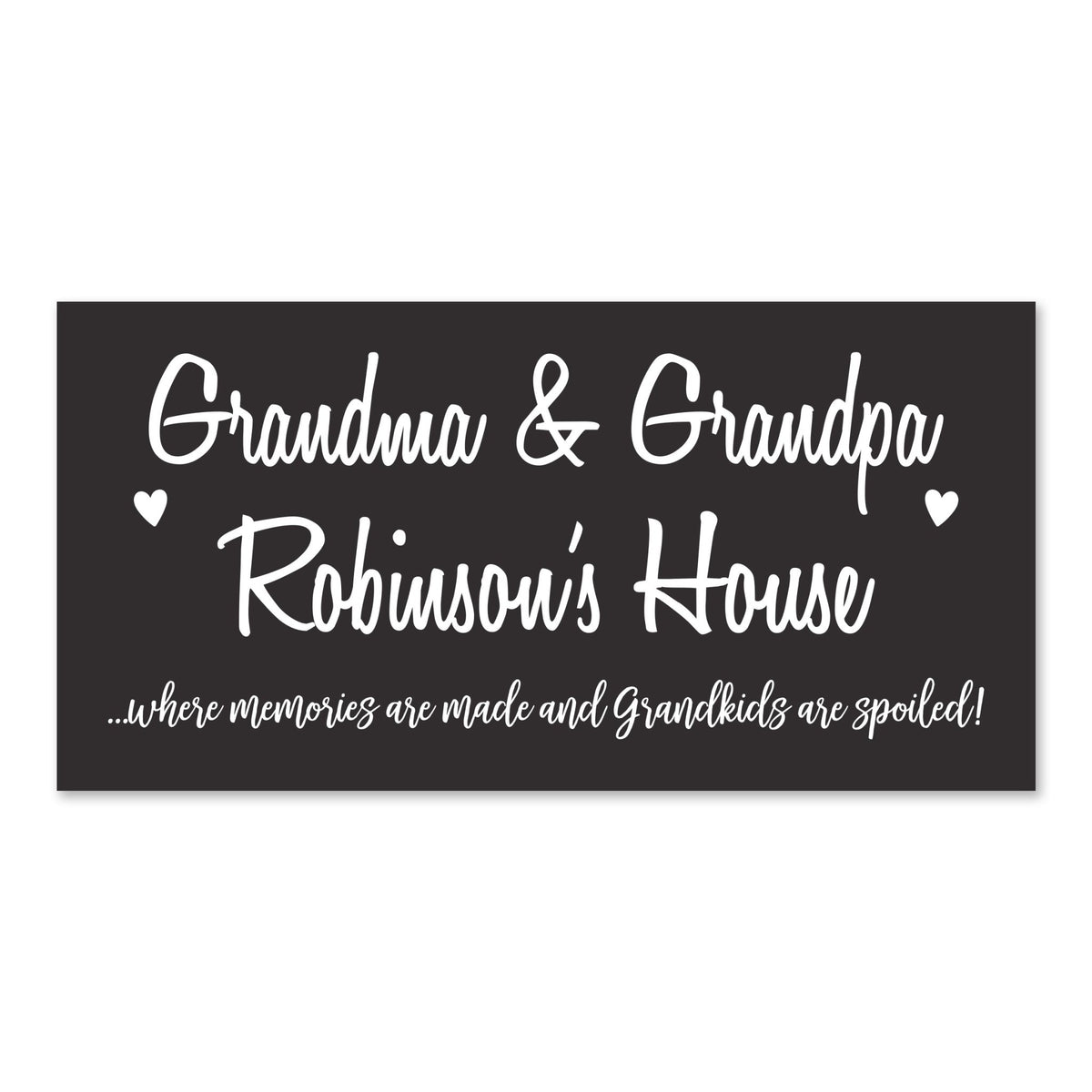 Personalized Grandparents Plaque Memories Name - Grandma &amp; Grandpa - LifeSong Milestones