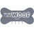 Personalized Grey Dog Bone Wall Hanger - You Had Me At Woof - LifeSong Milestones