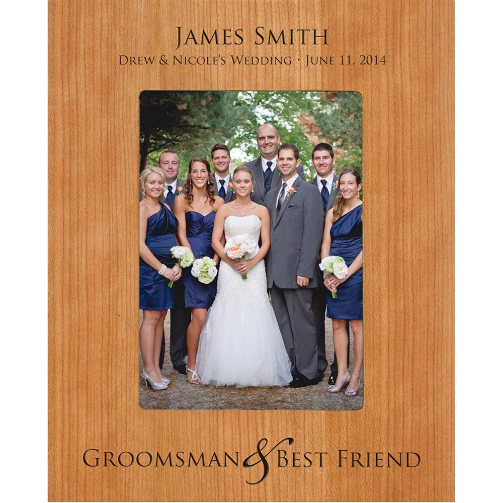 Personalized Groomsmen Picture Frame Name Gift - LifeSong Milestones