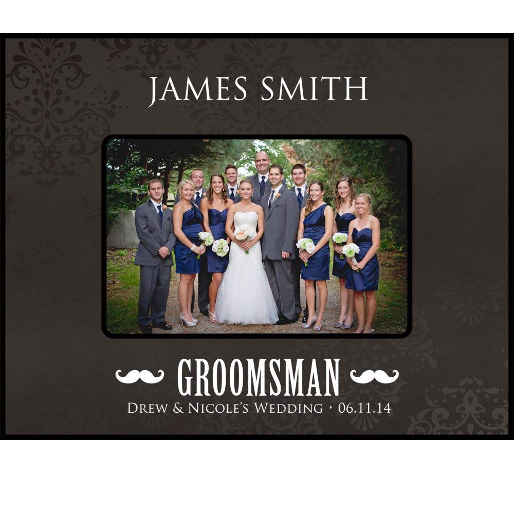 Personalized Groomsmen picture frame Wedding Party Gifts - LifeSong Milestones