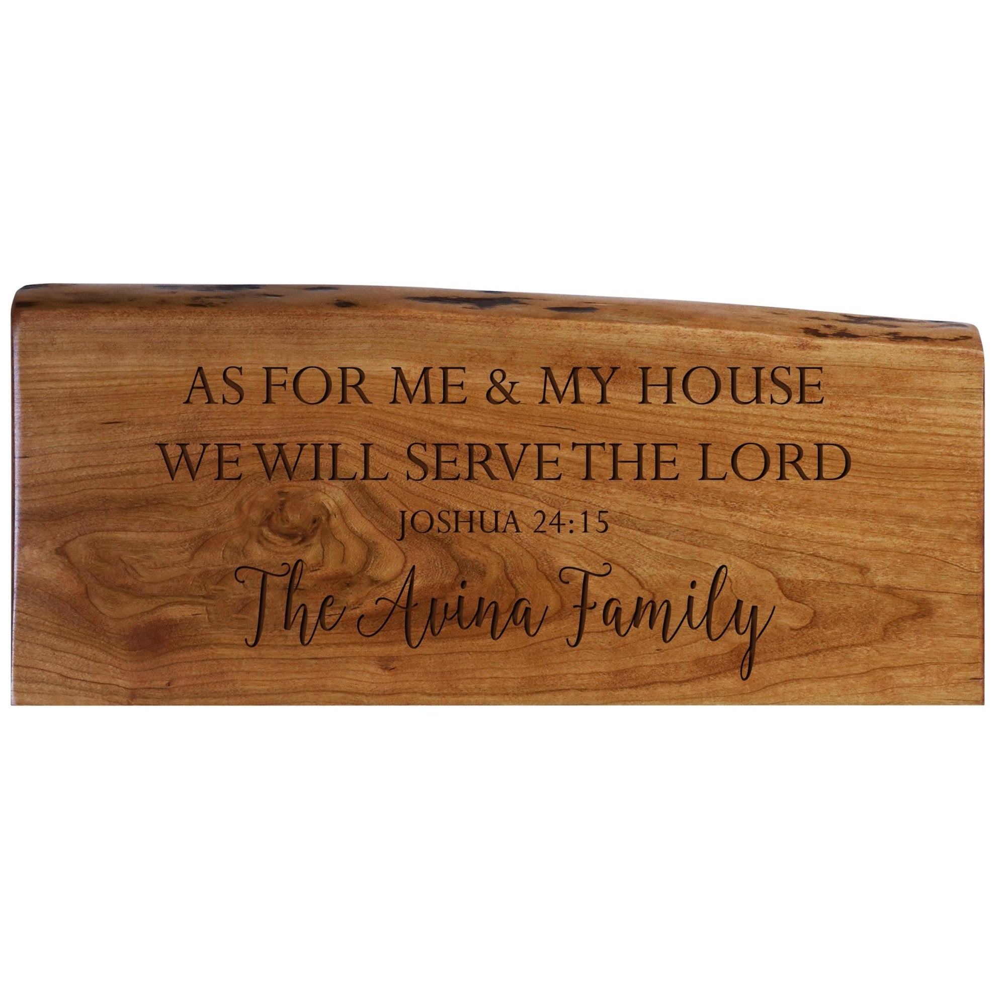 Personalized Home Decor Family Established Plaque - As For Me Name - LifeSong Milestones