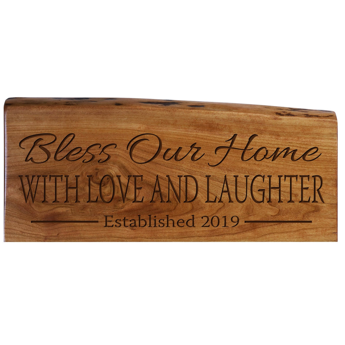 Personalized Home Decor Family Established Plaque - Bless Our Home - LifeSong Milestones