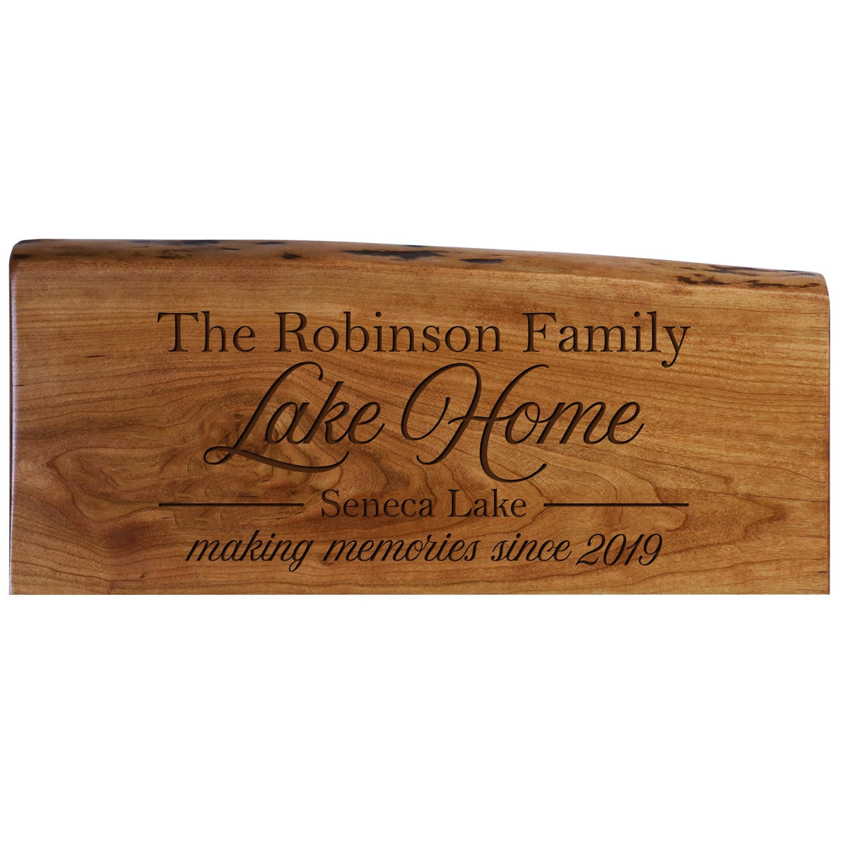 Personalized Home Decor Family Established Plaque - Lake Home - LifeSong Milestones