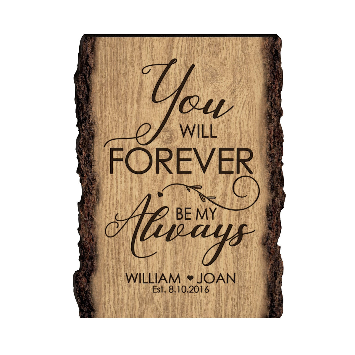Personalized Home & Family Wooden Barky Plaque 12x9in - LifeSong Milestones