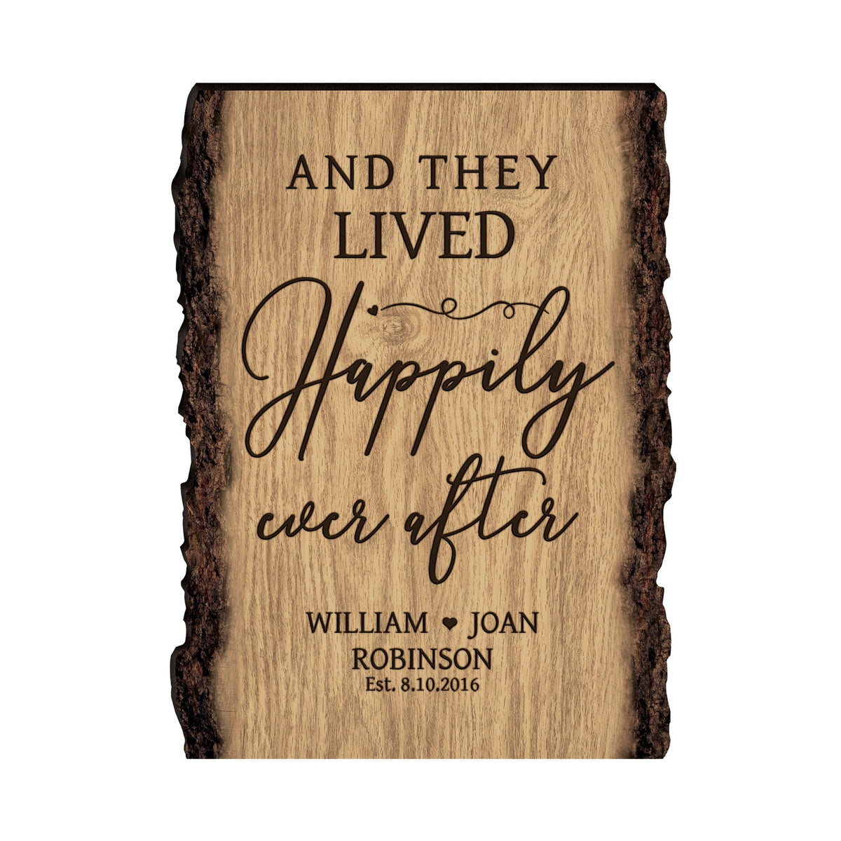 Personalized Home & Family Wooden Barky Plaque 12x9in - LifeSong Milestones