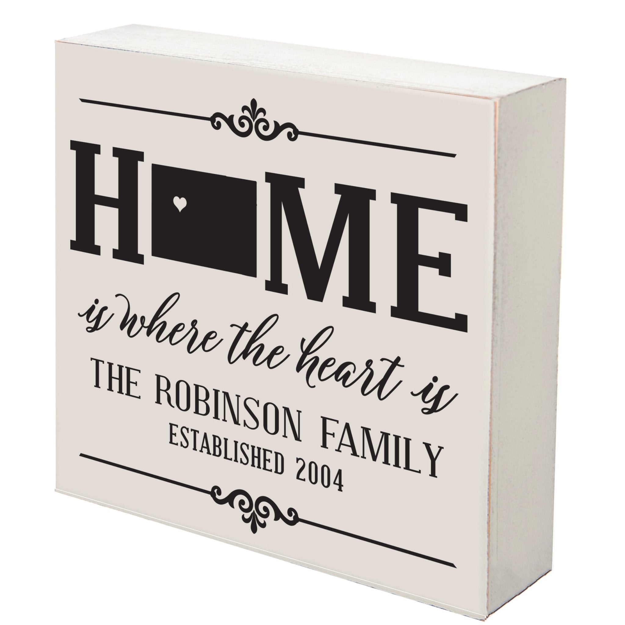 Personalized Home State Shadow Box 10x10 - Colorado