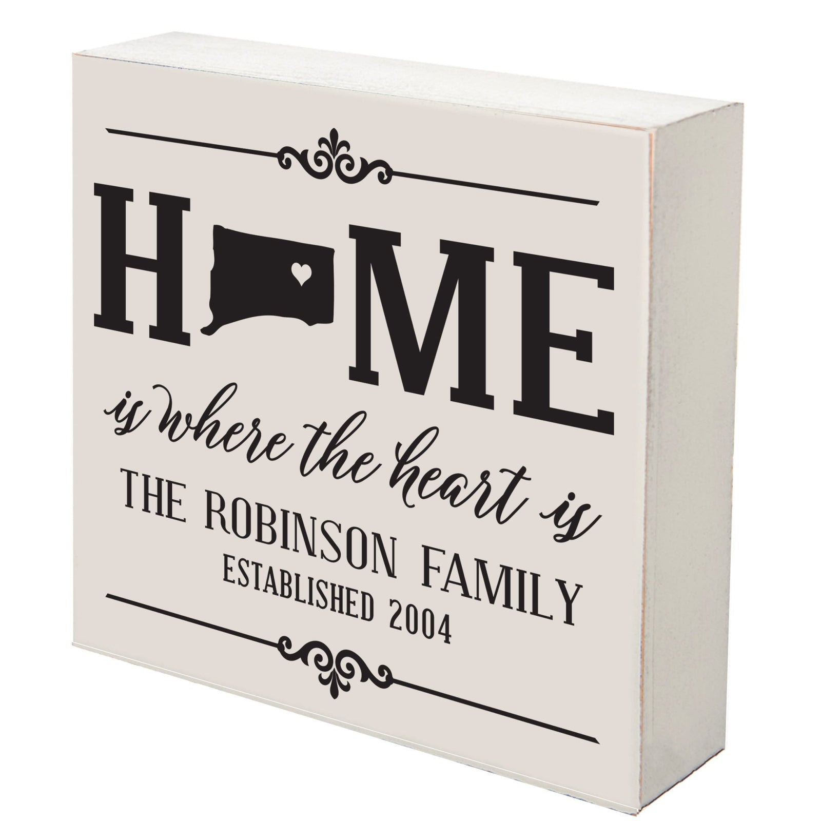 Personalized Home State Shadow Box 10x10 - Connecticut - LifeSong Milestones