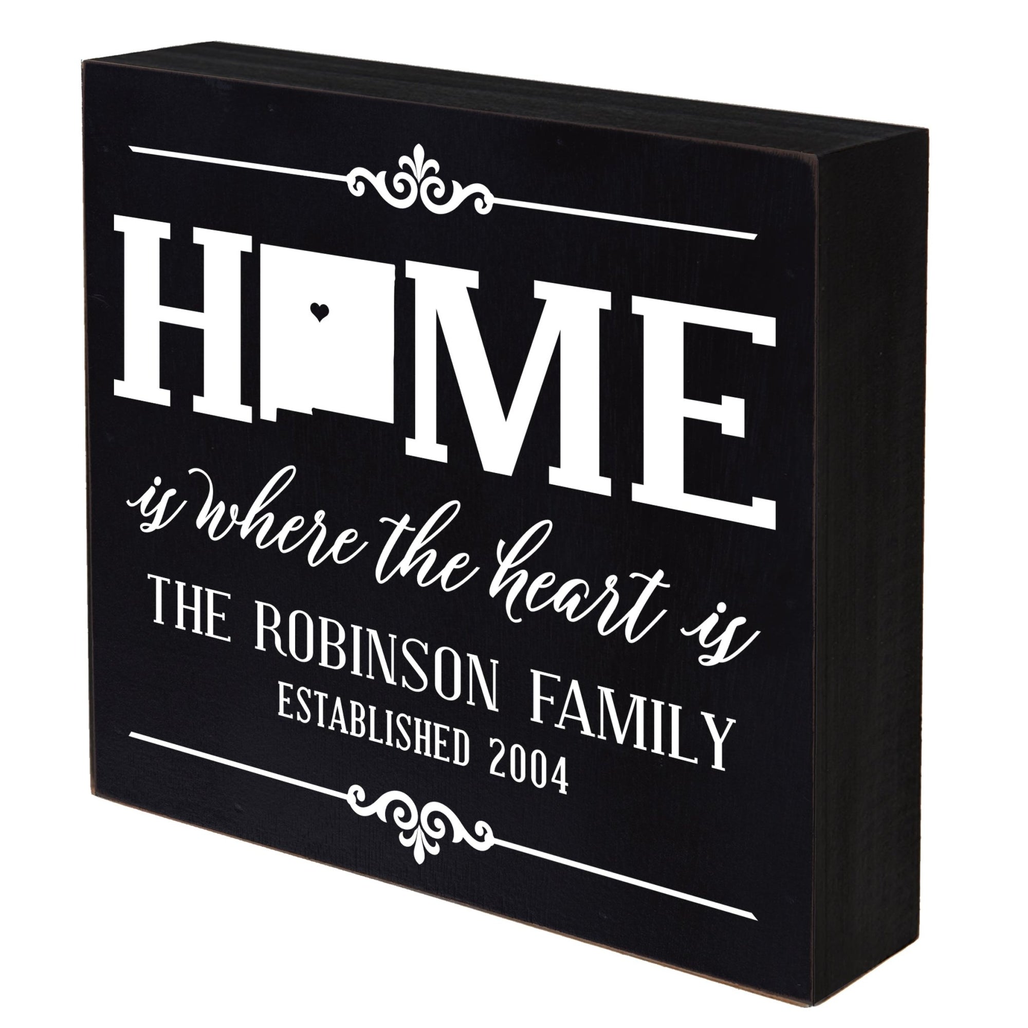 Personalized Home State Shadow Box 10x10 - New Jersey - LifeSong Milestones